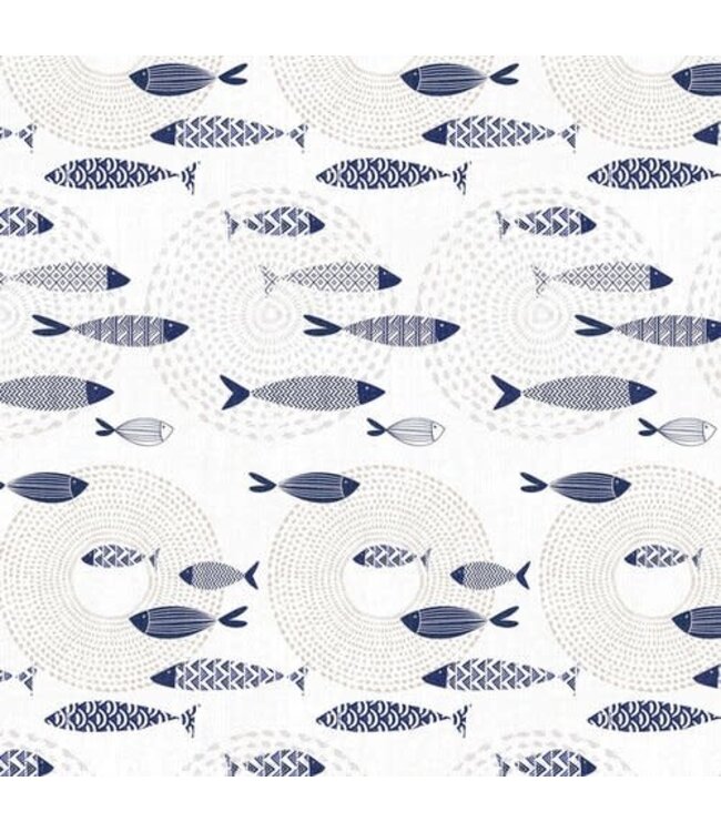 PVC Tafelzeil Fish 1.40 breed per 0.5 meter