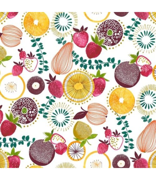 PVC Tafelzeil Fruit 1.40 m breed  per 0.50 meter