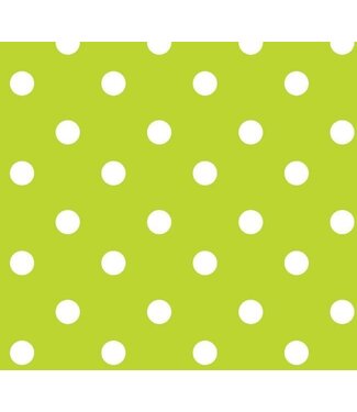 PVC Tafelzeil Stip licht groen 1.40 m breed per 0.5 meter *
