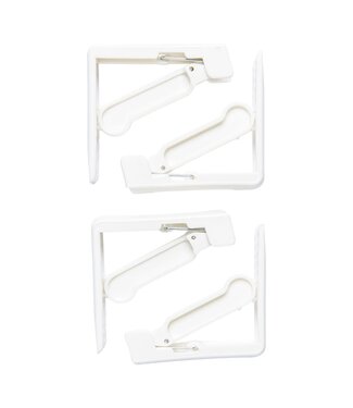 Tafelklemmen wit