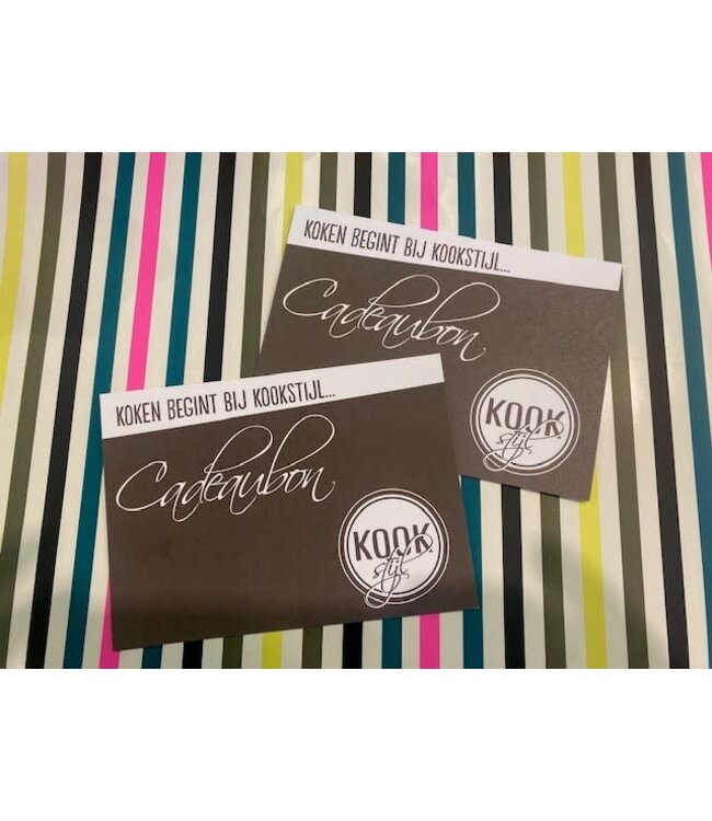 Kookstijl Cadeaubon €25,-