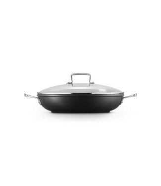 Le Creuset Le Creuset alu hapjespan/ Provencaalse sauteerpan 30 cm anti-aanbak met deksel