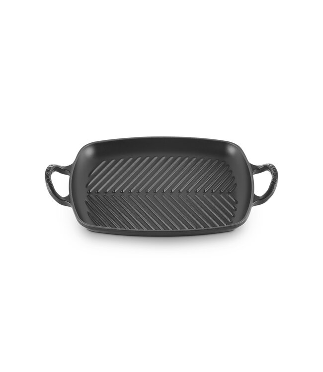 Le Creuset Le Creuset vierkante grill Signature 30 cm matzwart actie van 175.00 voor 125.00