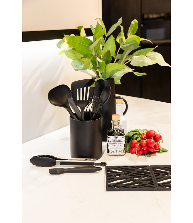 Tools2cook spatel siliconen Black Pepper 28 cm