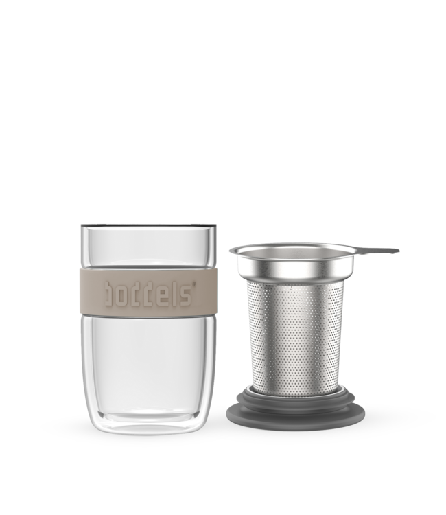 Boddels theebeker Boddels 380 ml Taupe