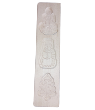 Speculaasplank  Kerst Kaars 30 cm