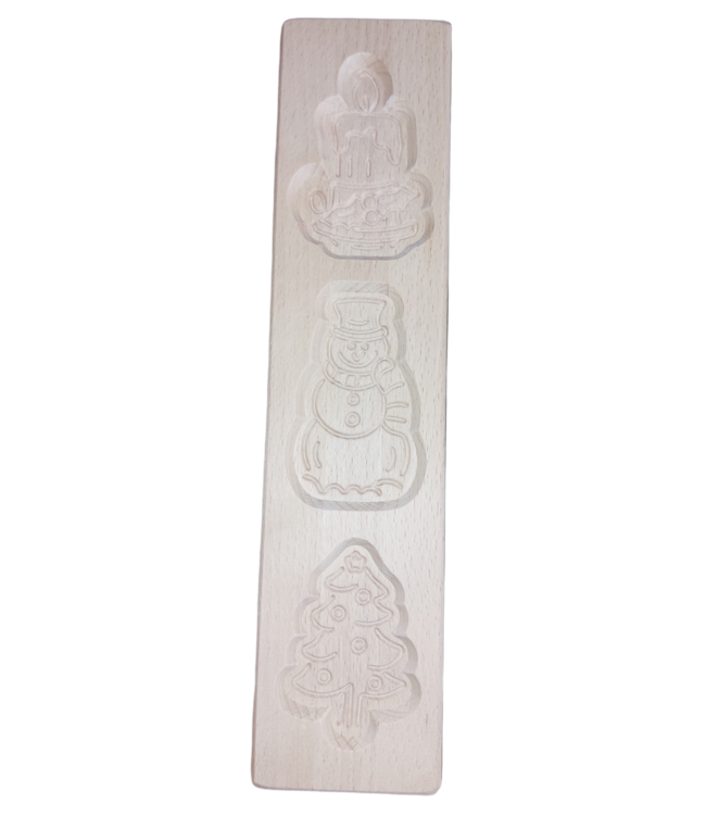 Speculaasplank  Kerst Kaars 30 cm
