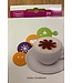 Homiez cappuccino deko sjablonen set 4 stuks