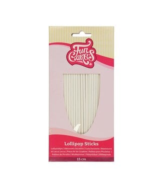Funcakes FunCakes Lollipop Sticks 15 cm pk/50