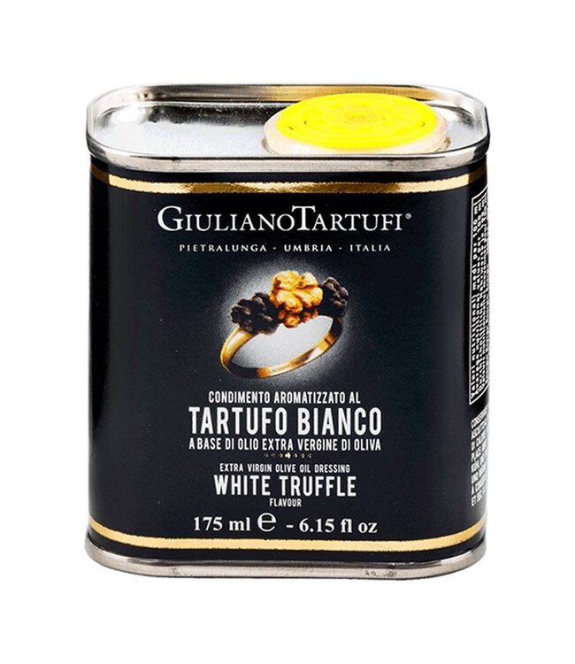 Giuliano Tartufi blikje olijfolie witte truffel 175 ml