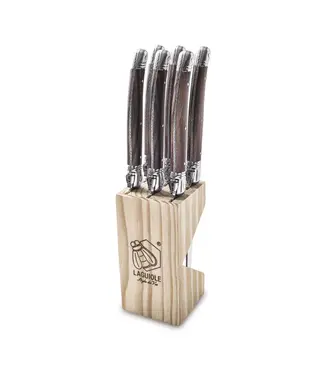 Laguiole Laguiole Premium Dark Wood  steakmes 6 dlg