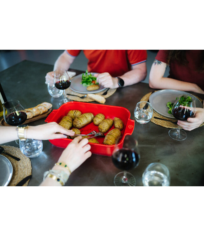 Peugeot Peugeot Appolia ovenschaal aardewerk rood 32 cm