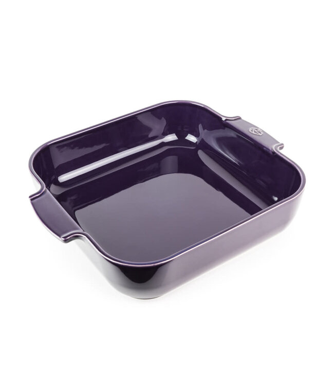 Peugeot Peugeot Appolia ovenschaal aardewerk aubergine vierkant 36 cm