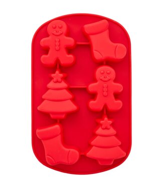 Wilton Wilton siliconen mal Sok/Gingerbread/Kerstboom