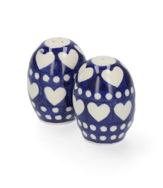 Bunzlau Castle Bunzlau Salt and Pepper Shaker Set - Blue Valentine