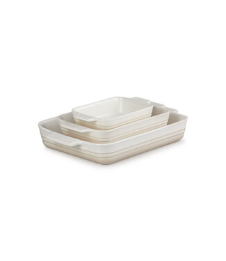Le Creuset Le Creuset ovenschaal los 18x 25 cm Meringue/ crème