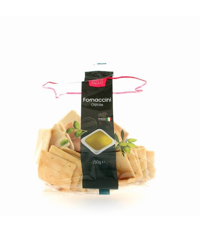 Deli Di Paolo DELI DI PAOLO - Fornaccini olijfolie crackers 150 gram