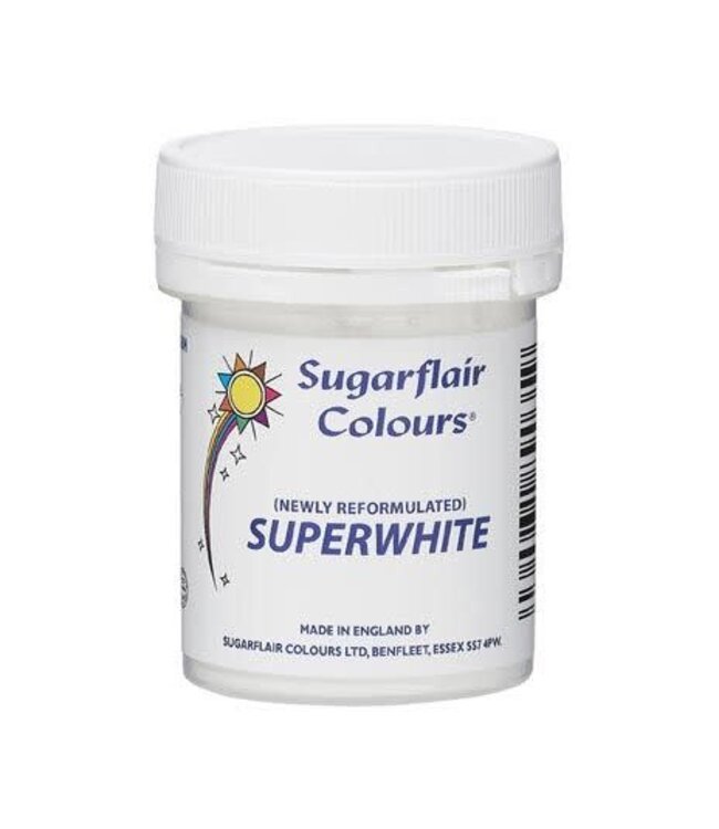 Sugarflair Sugarflair superwhite icing whitener 20 gr.