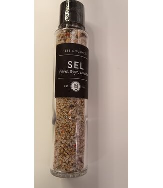 Lie Gourmet Lie Gourmet Grinder Zoutmolen  peper, Tijm, Sjalot  200 gram