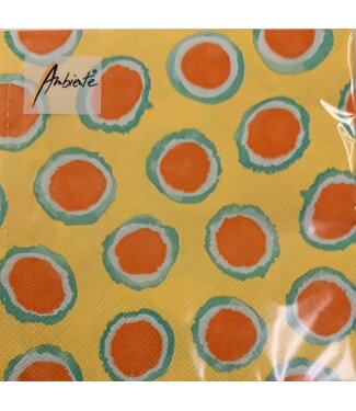 Ambiente Servet Ambiente Amara orange 20 stuks