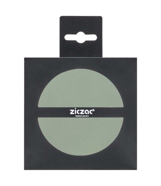 ZicZac ZicZac onderzetter TOGO 10 cm Groen set/ 4