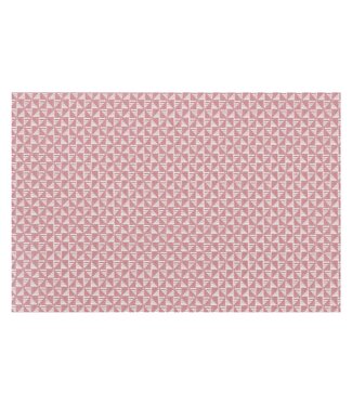 Tiseco Home Studio Placemat Triangle 30 x 45 cm rood