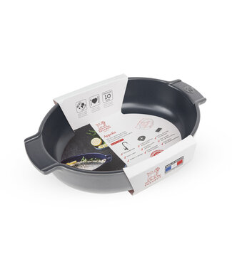 Peugeot Peugeot Appolia ovenschaal aardewerk  ovaal zwart