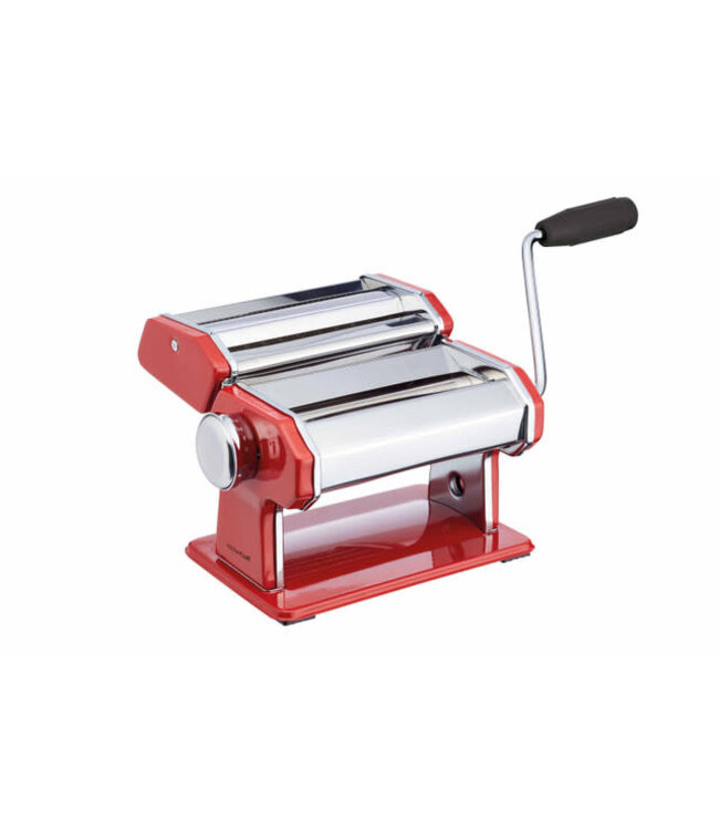 Kitchencraft KitchenCraft World of Flavours RVS Pastamachine rood