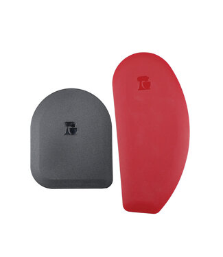 Kitchencraft Kitchenaid  2 delige set pannenschraper/ deegkrabber Empire Red