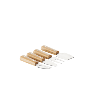 Point-Virgule Point Virgule set 4 kaasmesjes bamboe