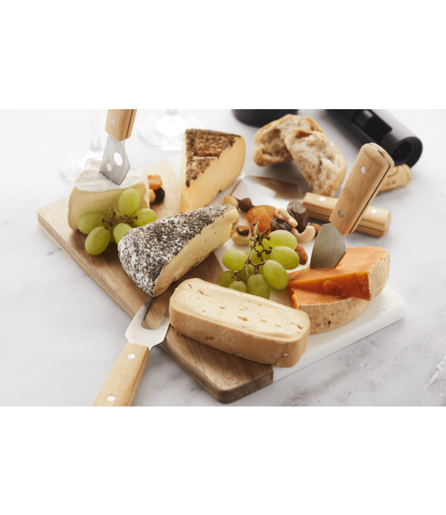 Point-Virgule Point Virgule set 4 kaasmesjes bamboe