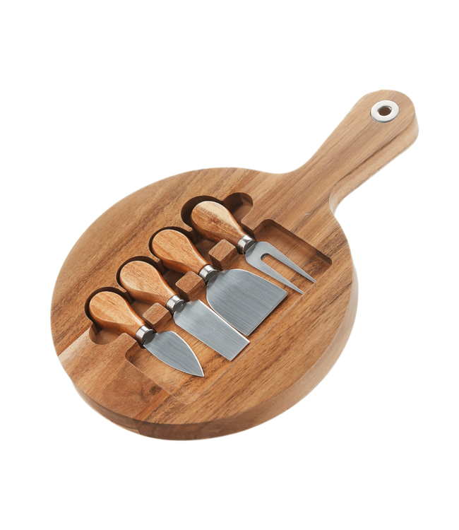 Point-Virgule Point Virgule 5-delige magnetische kaasset Acacia hout
