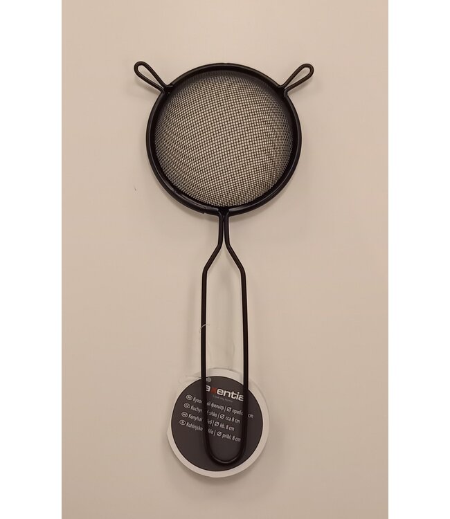 Axentia Axentia zeef 8 cm RVS black/zwart*