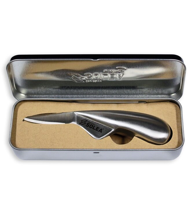 Solea professioneel ergonomisch oestermes RVS 15,5 cm