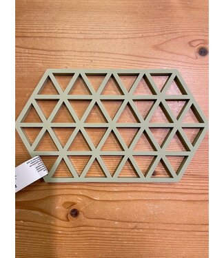 Zone Denmark Zone Denmark Onderzetter Triangles Matcha Green 24 cm