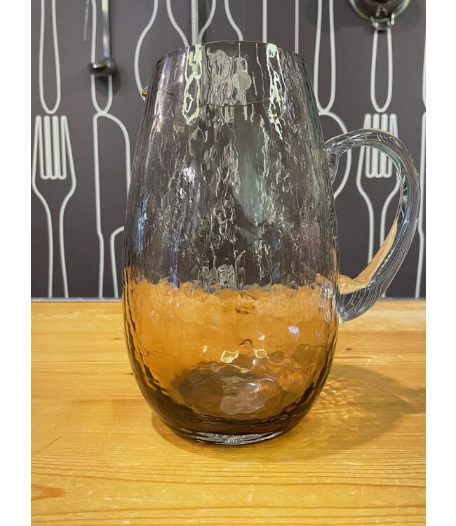 Rustik Lys Waterkan Hammered 14 x 22 cm bruin