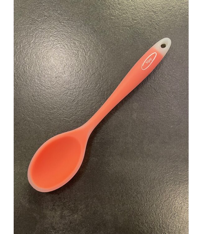Njoy Njoy lepel oranje/rood silliconen *