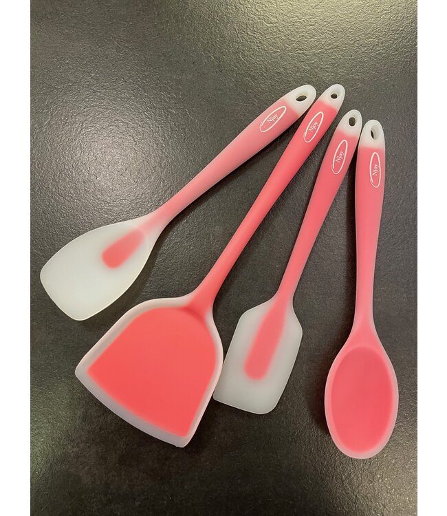 Njoy Njoy spatel breed rood silliconen*