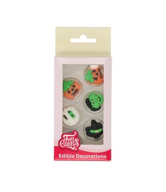 Funcakes FunCakes Suikerdecoratie Haloween set 12 stuks