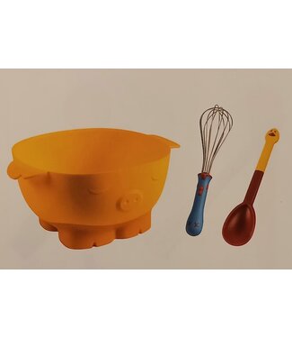 Kuhn Rikon Kuhn Rikon kinderset 3 dlg. mengkom /garde/pollepel