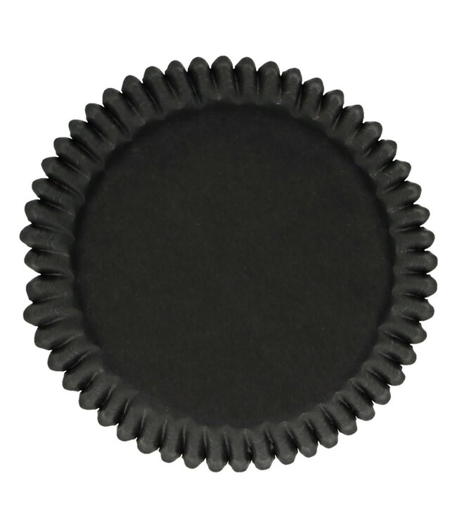 Funcakes Funcakes baking cups zwart 48 st.