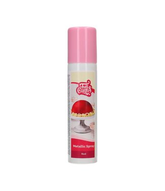 Funcakes Funcakes metallic spray rood 100 ml