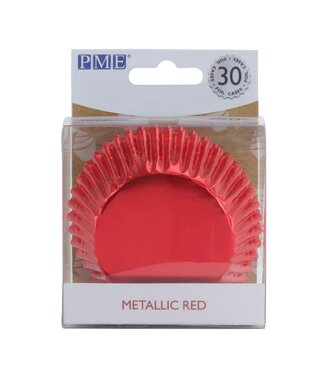 PME PME baking cups metallic Red 30 st.