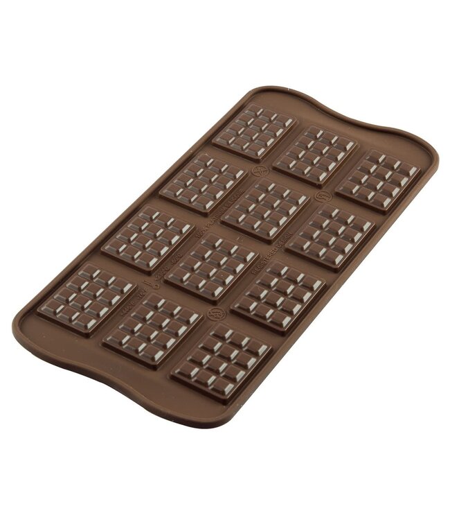 Silikomart Silikomart siliconen mal voor  chocoladereepjes 12 stuks