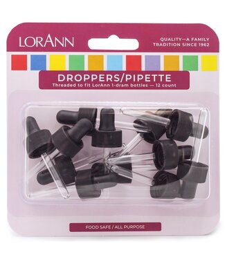 LorAnn LorAnn Dram Droppers/ pipet 12 stuks