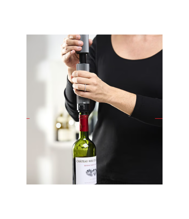 Peugeot Peugeot Preserve Duo Carbon/ Vaccumeerset voor wijn en mousserende wijn