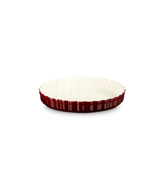 Le Creuset Le Creuset taartvorm/ quiche  aardewerk 28 cm Garnet aktie van 55,- voor 42,- *