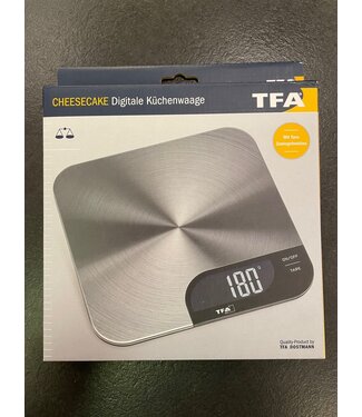 TFA TFA digitale keukenweegschaal RVS Cheesecake