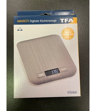 TFA TFA digitale keukenweegschaal RVS Amaretti