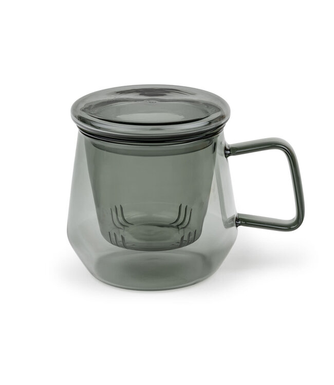Bredemeijer Bredemeijer theeglas Tea For One Livorno zwart 350 ml